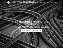 Tablet Screenshot of maltesemarketing.com